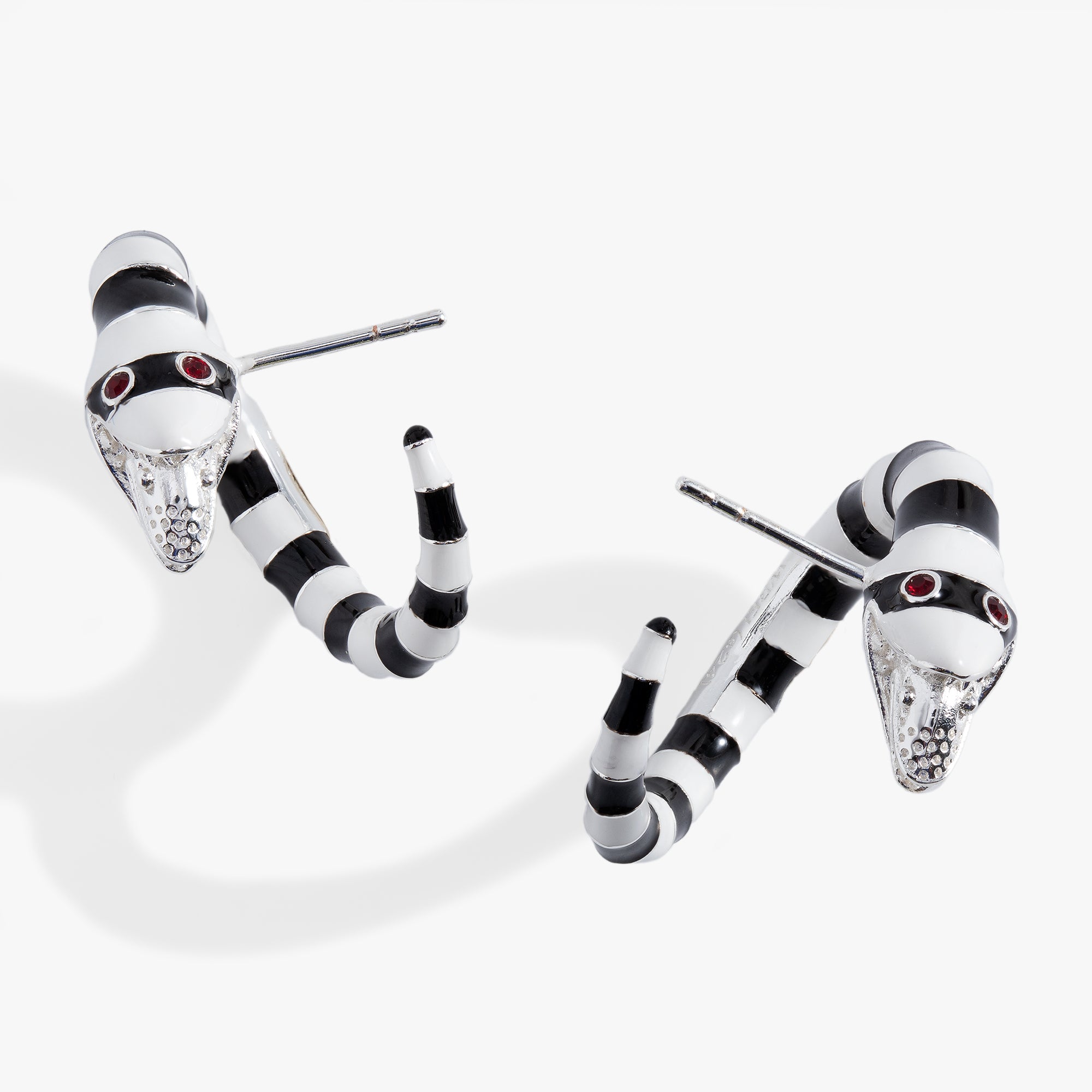 Beetlejuice® Hoop Earring Silver | Alex and Ani