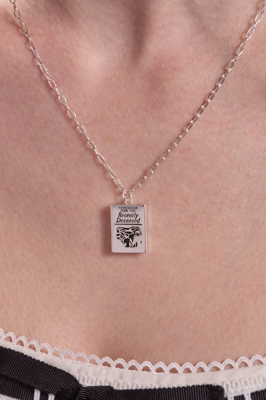 Beetlejuice® Pendant Necklace Silver | Alex and Ani