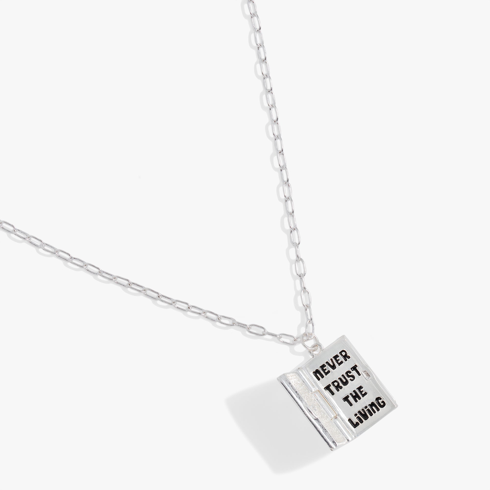 Beetlejuice® Pendant Necklace Silver | Alex and Ani