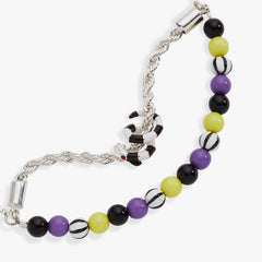 BEETLEJUICE™ Sandworm Beaded Bolo Bracelet Silver | Alex and Ani