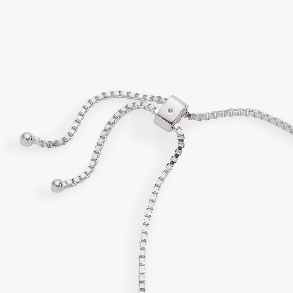 BEETLEJUICE™ Sandworm Beaded Bolo Bracelet Silver | Alex and Ani