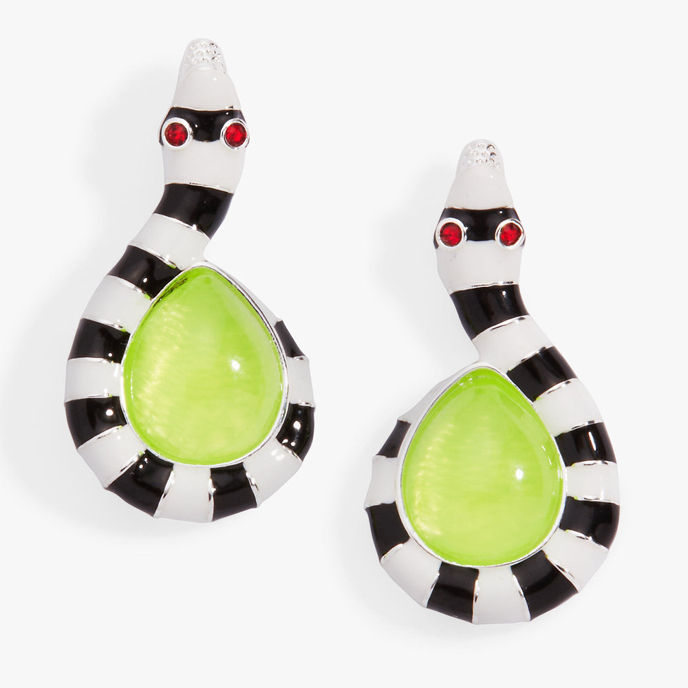 BEETLEJUICE™ Sandworm Earring Silver | Alex and Ani