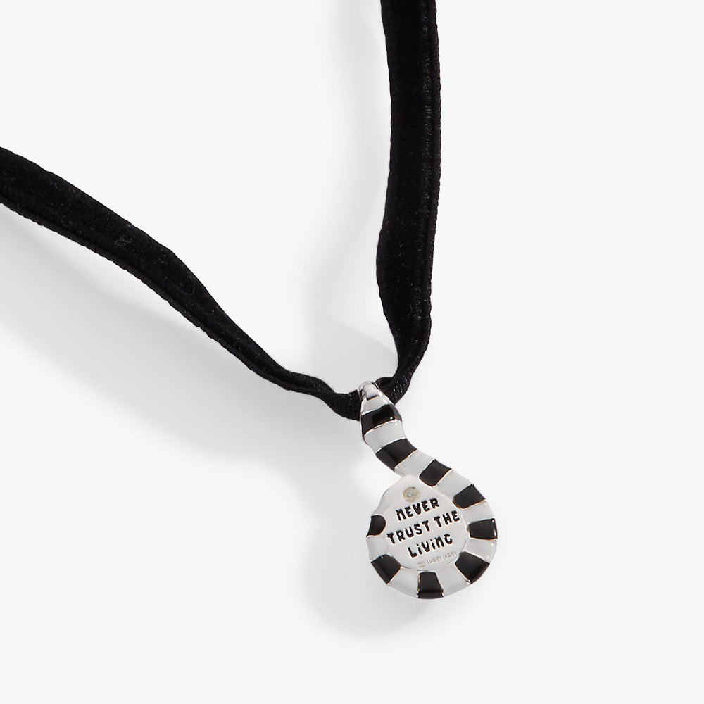 BEETLEJUICE™ Sandworm Ribbon Adjustable Pendant Silver | Alex and Ani