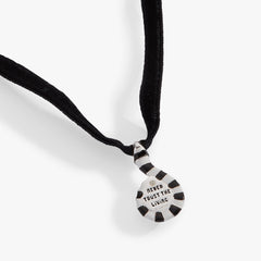 BEETLEJUICE™ Sandworm Ribbon Adjustable Pendant Silver | Alex and Ani