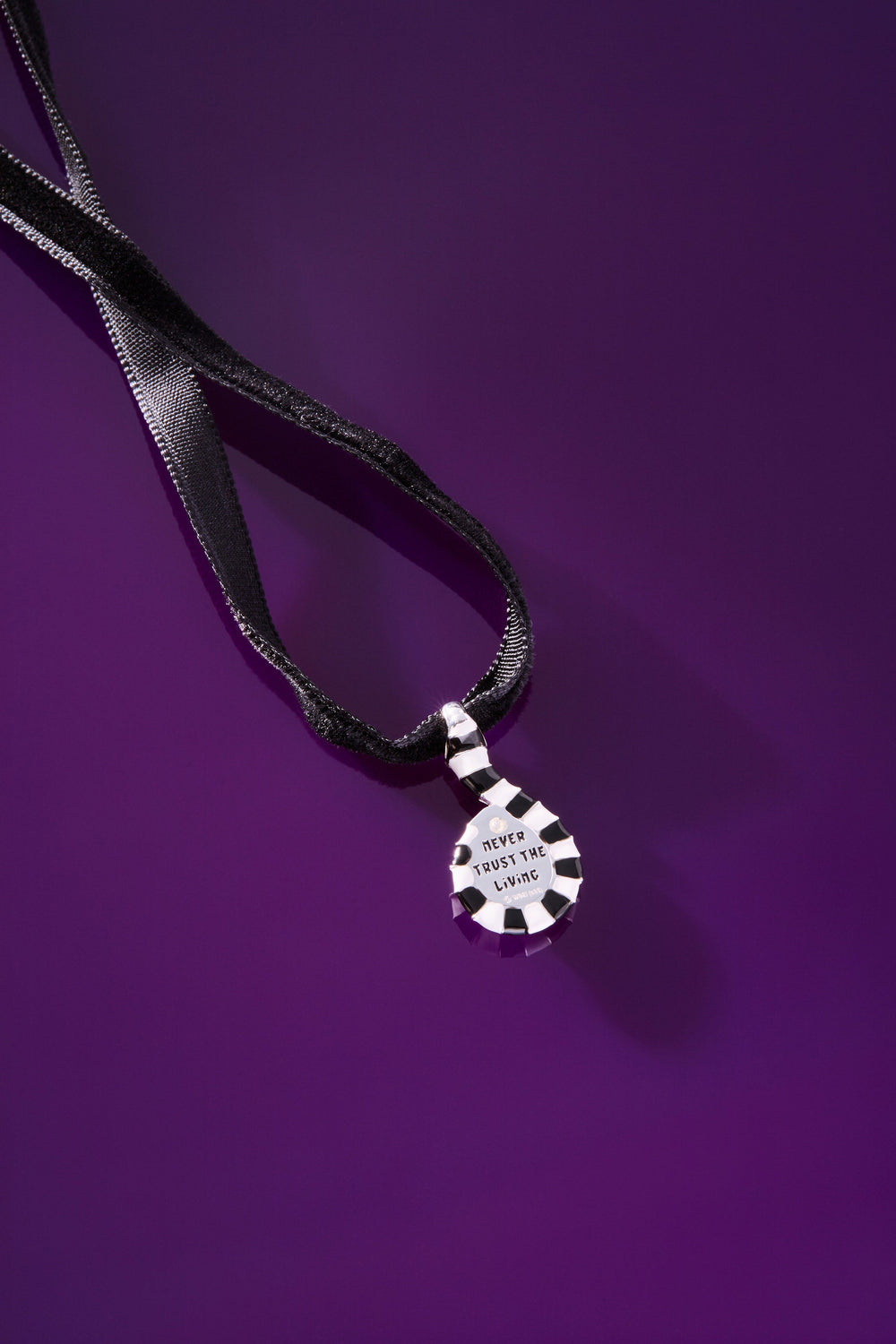 BEETLEJUICE™ Sandworm Ribbon Adjustable Pendant Silver | Alex and Ani