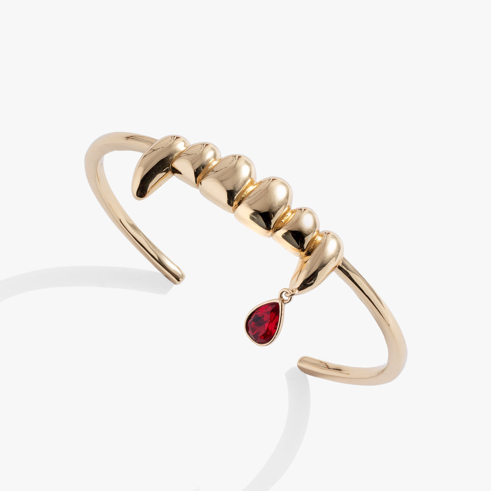 Vampire Teeth Cuff Gold | Alex and Ani
