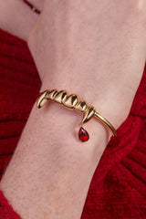 Vampire Teeth Cuff Gold | Alex and Ani