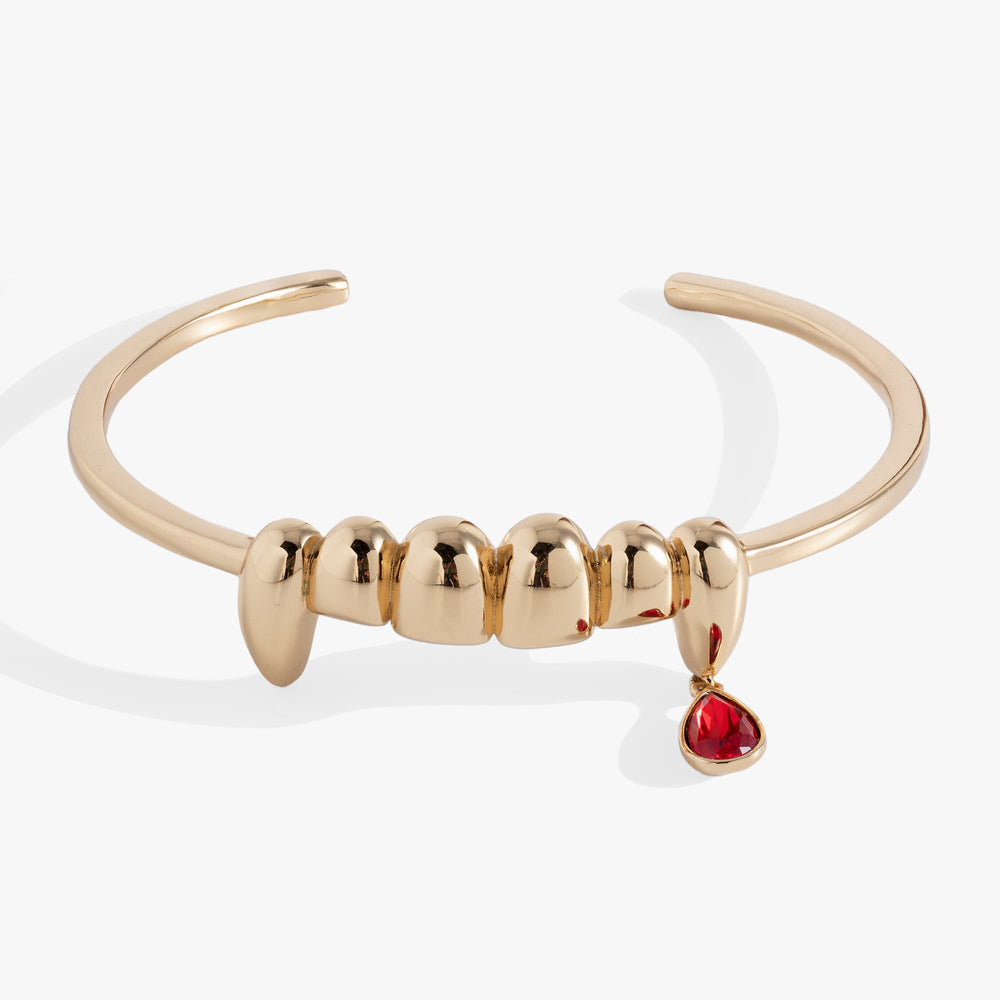 Vampire Teeth Cuff Gold | Alex and Ani