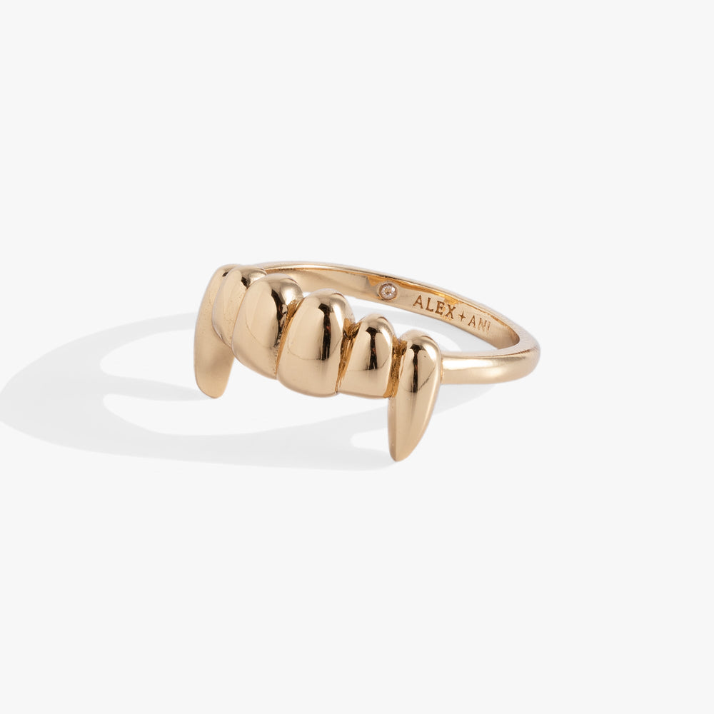 Vampire Teeth Ring Gold | Alex and Ani
