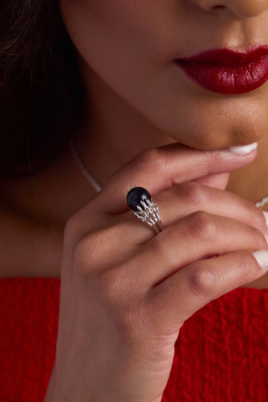 Crystal Ball Ring Gold | Alex and Ani