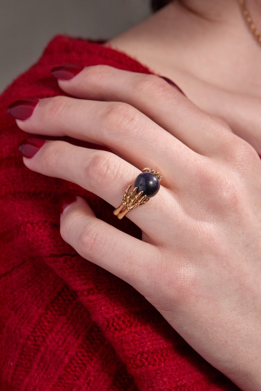Crystal Ball Ring Gold | Alex and Ani