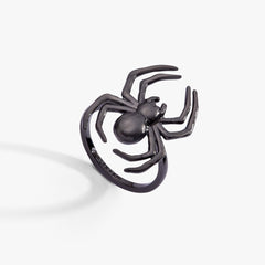 Glow in the Dark Spider Ring Silver | Alex and Ani