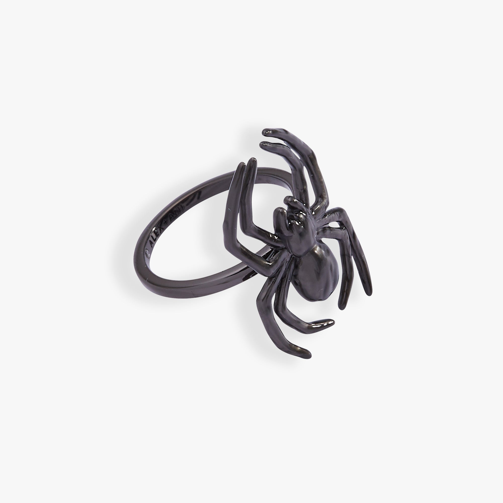 Glow in the Dark Spider Ring Silver | Alex and Ani