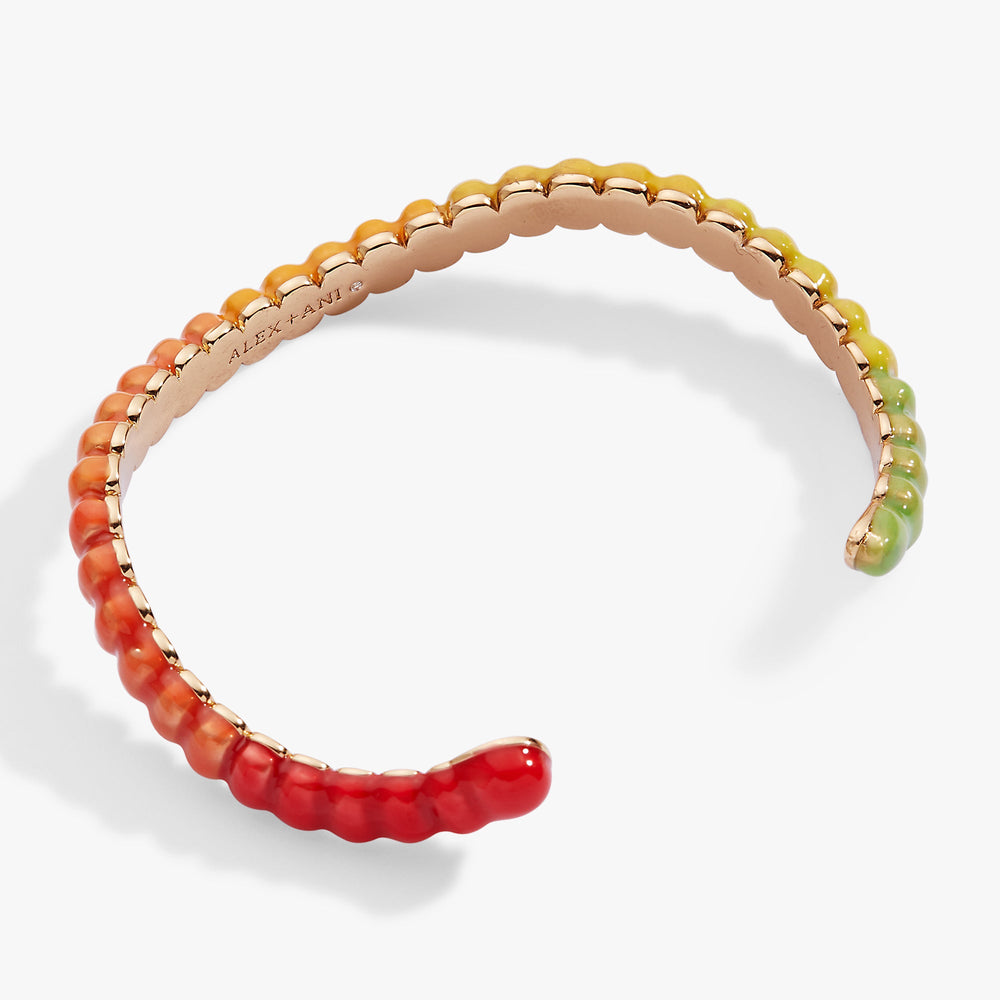 SOM - Gummy Worm Cuff Gold | Alex and Ani