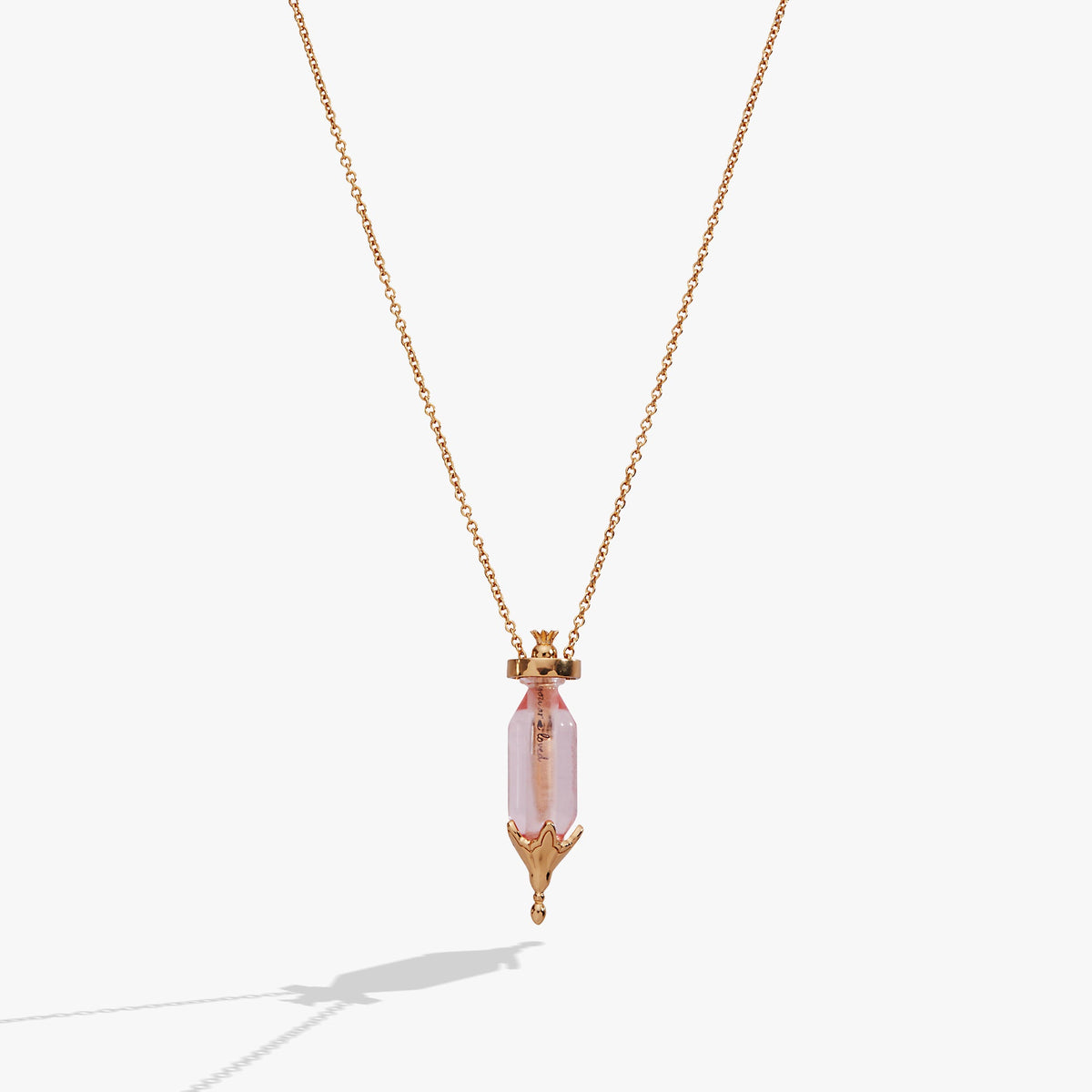 You Are Loved' Potion Bottle Slider Necklace
    
    
    
       Gold | Alex and Ani
