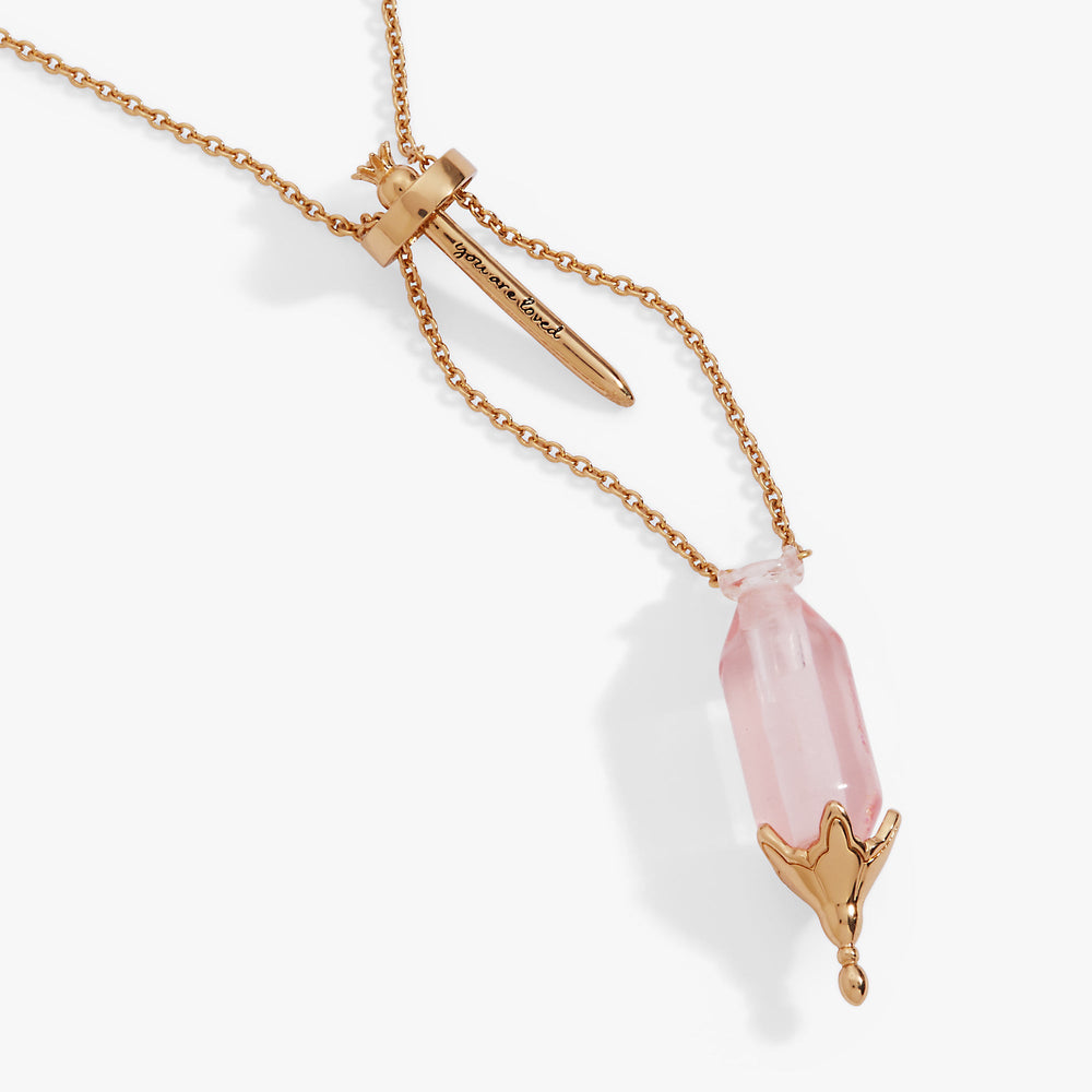 You Are Loved' Potion Bottle Slider Necklace
    
    
    
       Gold | Alex and Ani
