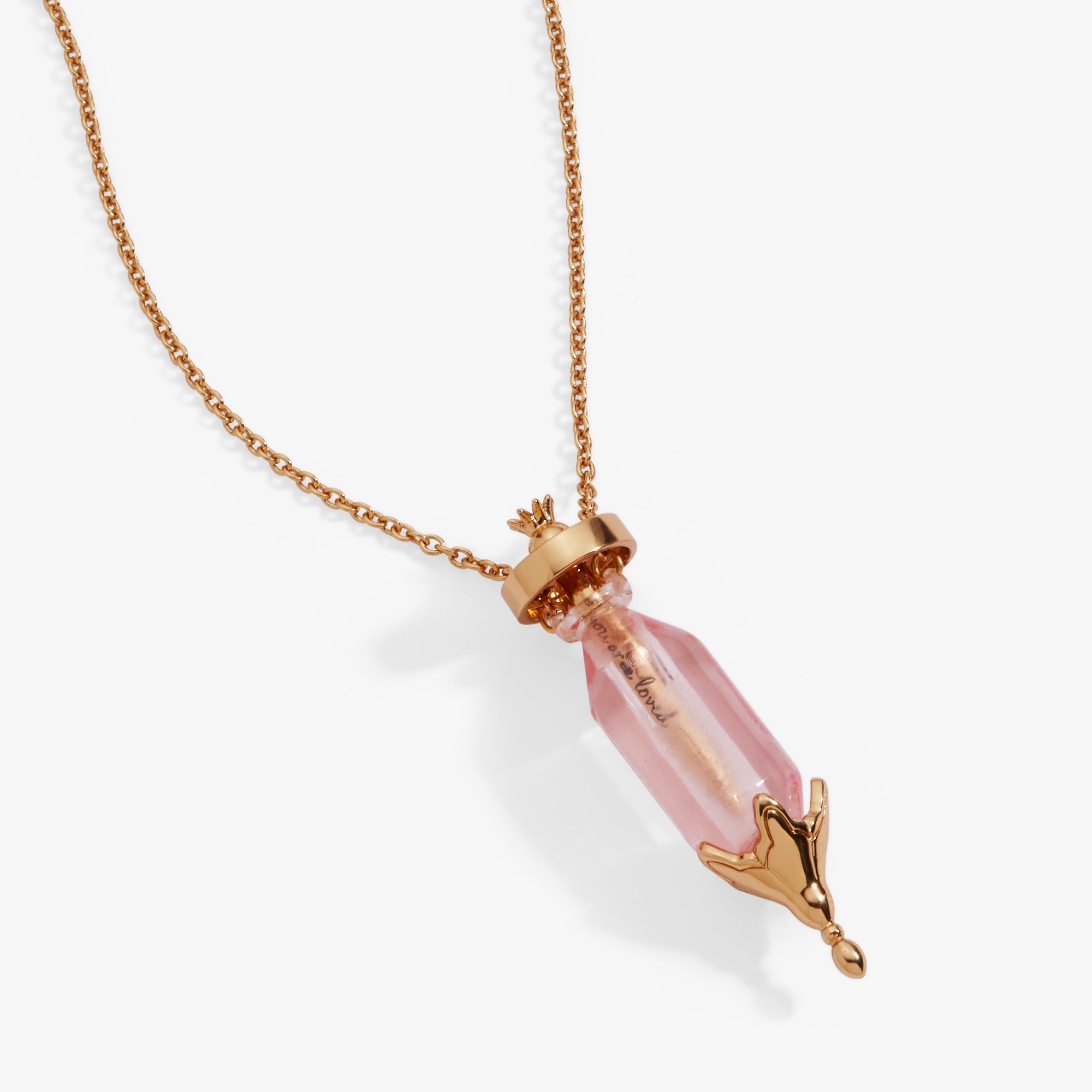You Are Loved' Potion Bottle Slider Necklace
    
    
    
       Gold | Alex and Ani