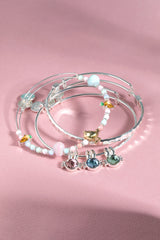 Easter Charm Bangles, Set of 3 Silver | Alex and Ani