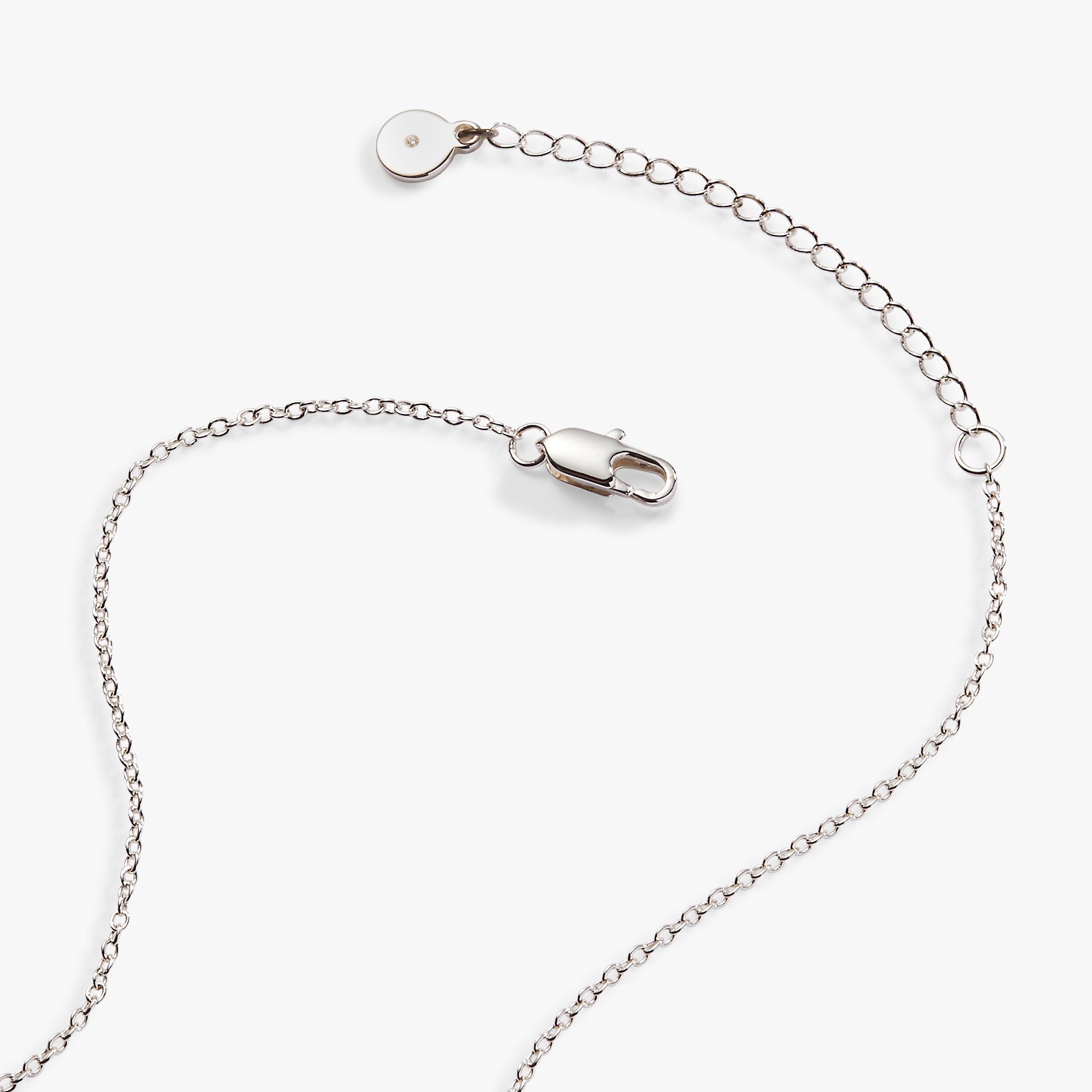 Crystal Bunny Pendant Necklace Silver | Alex and Ani