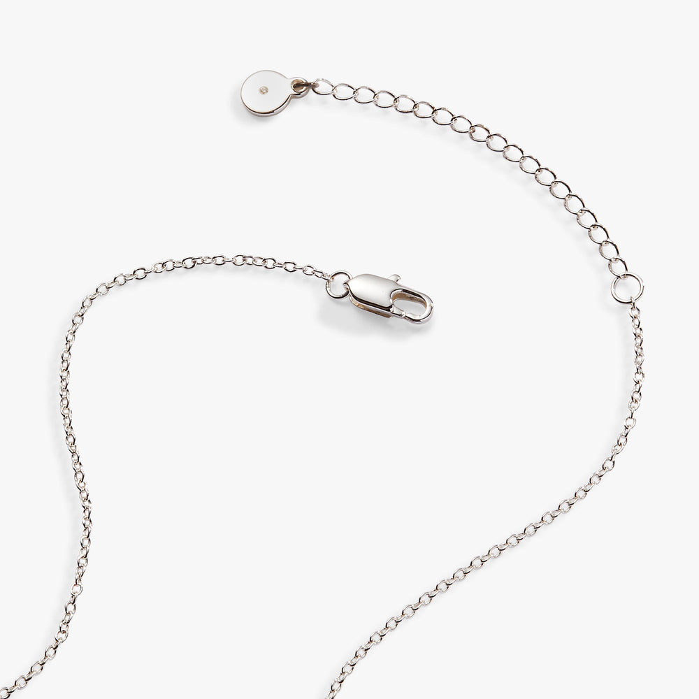 Crystal Bunny Pendant Necklace Silver | Alex and Ani