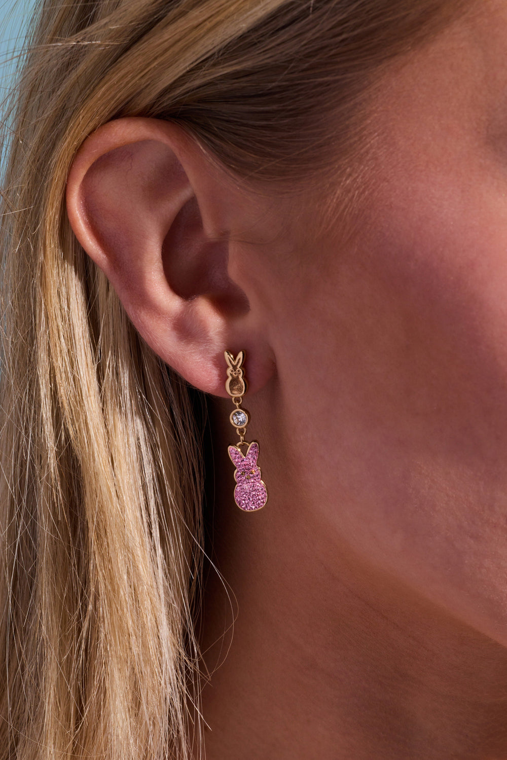 PEEPS® Statement Earrings Gold | Alex and Ani