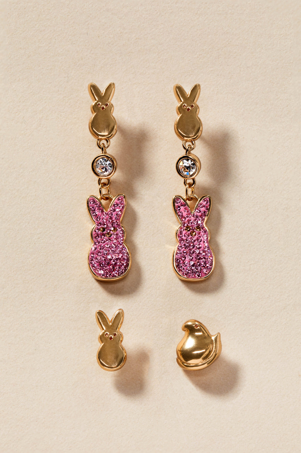 PEEPS® Statement Earrings Gold | Alex and Ani