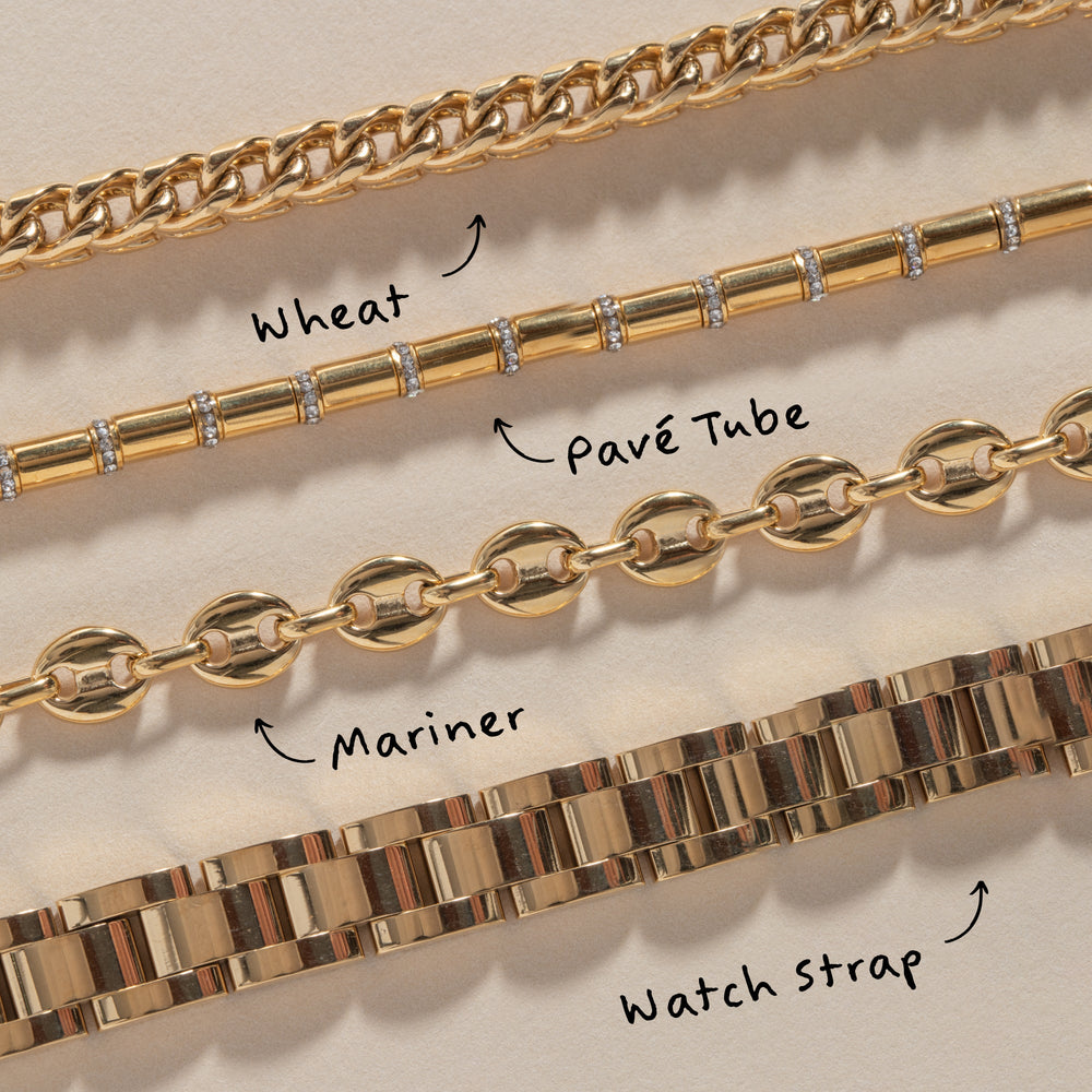 Chunky Watch Strap Bracelet Stainless Steel Silver | Alex and Ani