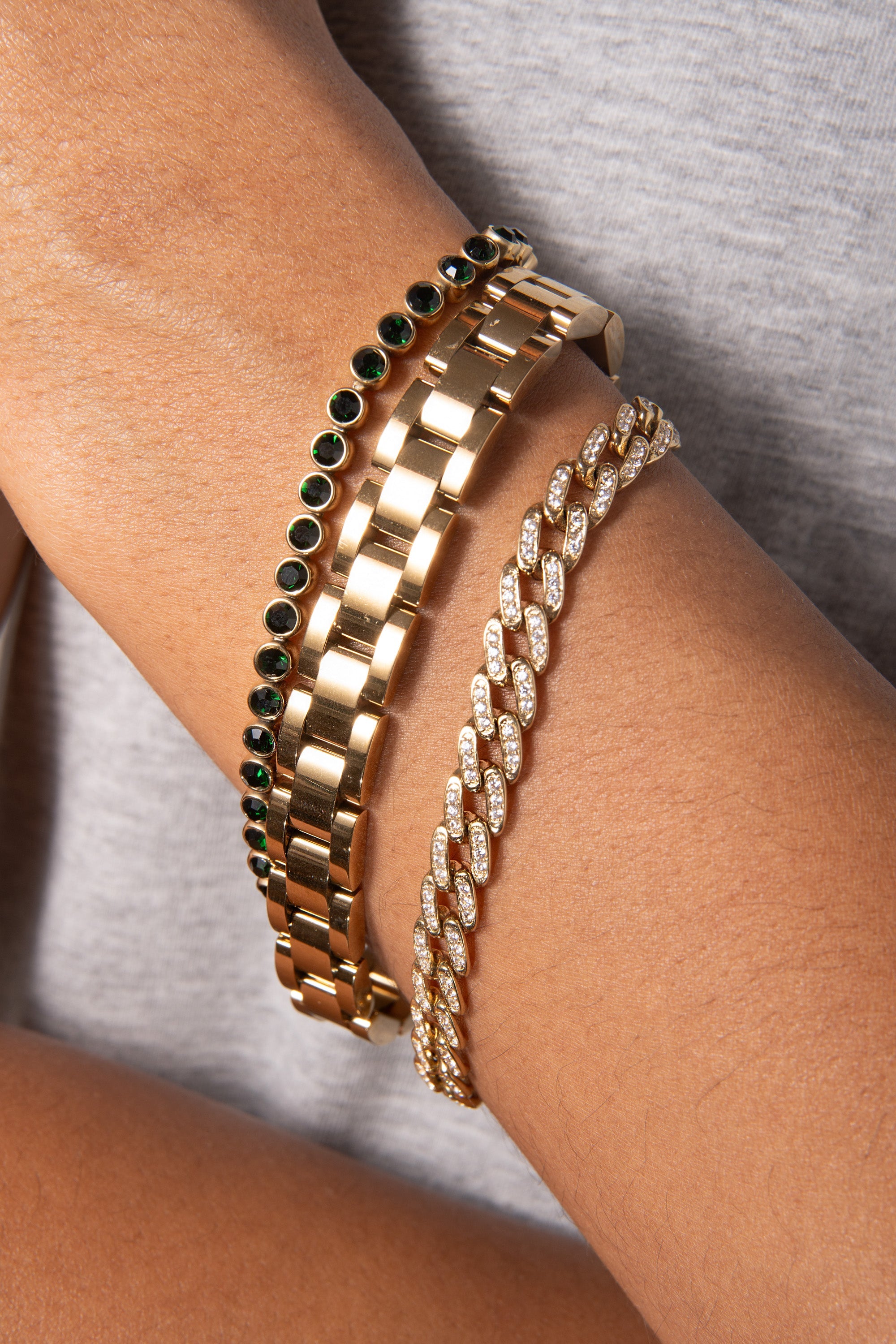 Chunky Watch Strap Bracelet Stainless Steel Silver | Alex and Ani