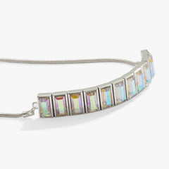 Baguette Crystal Tennis Bracelet Chocolate | Alex and Ani