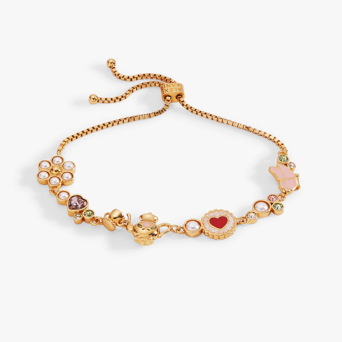 Tea Party Bolo Bracelet Gold | Alex and Ani