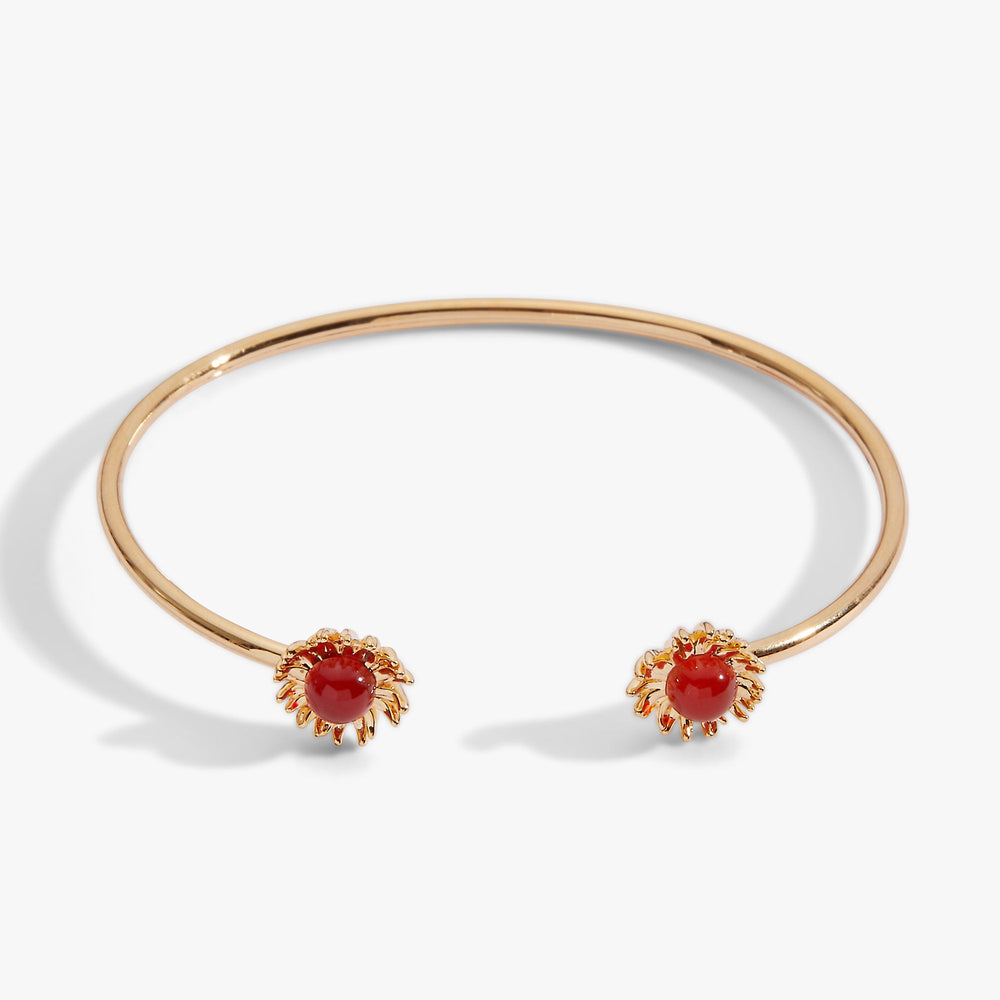 Farmers' Market Sunflower Flex Cuff Gold | Alex and Ani