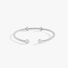 French Rope Cuff Interchangeable Base Stainless Steel Silver | Alex and Ani