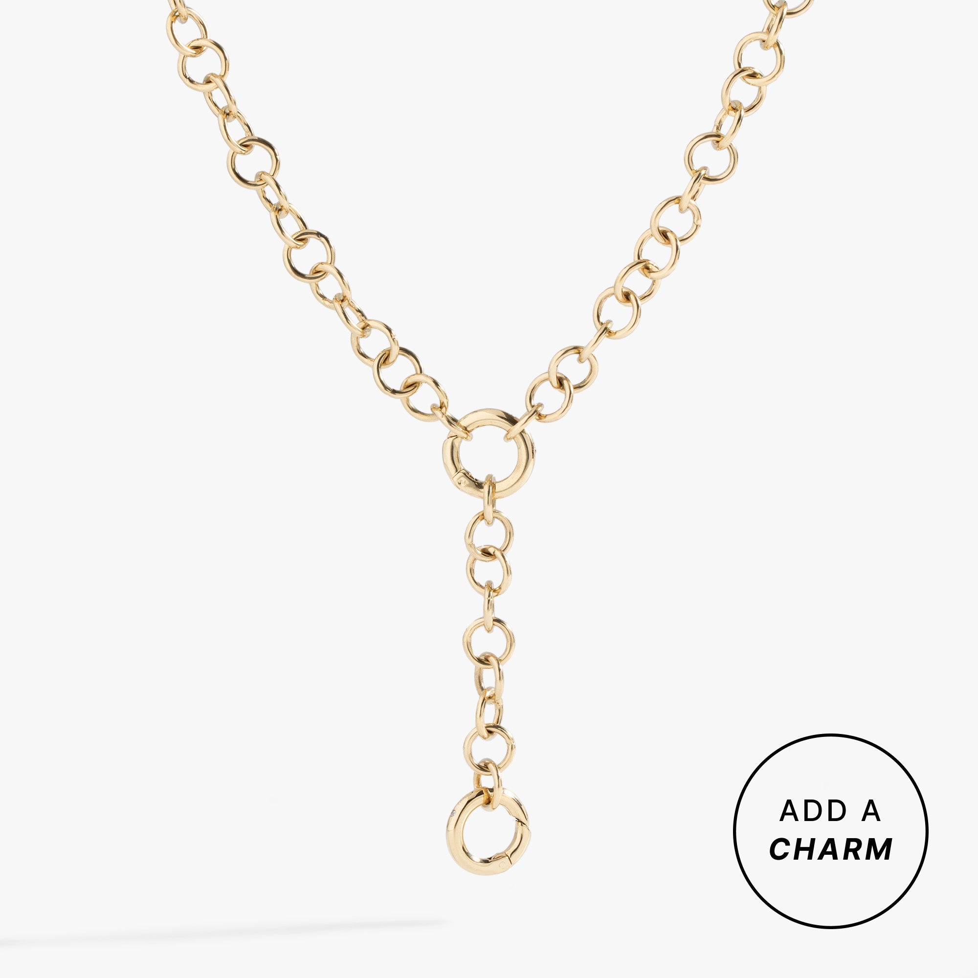 Y Necklace Interchangeable Base Stainless Steel Silver | Alex and Ani