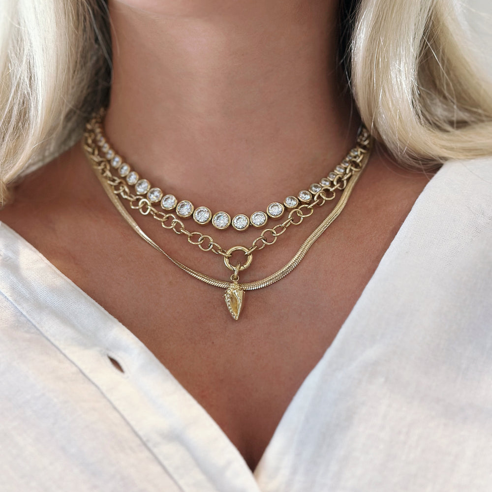Y Necklace Interchangeable Base Stainless Steel Silver | Alex and Ani