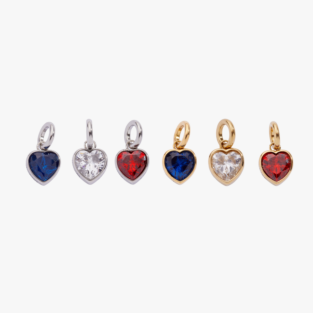 New England Red, White, and Blue Fan Charm Bundle  | Alex and Ani