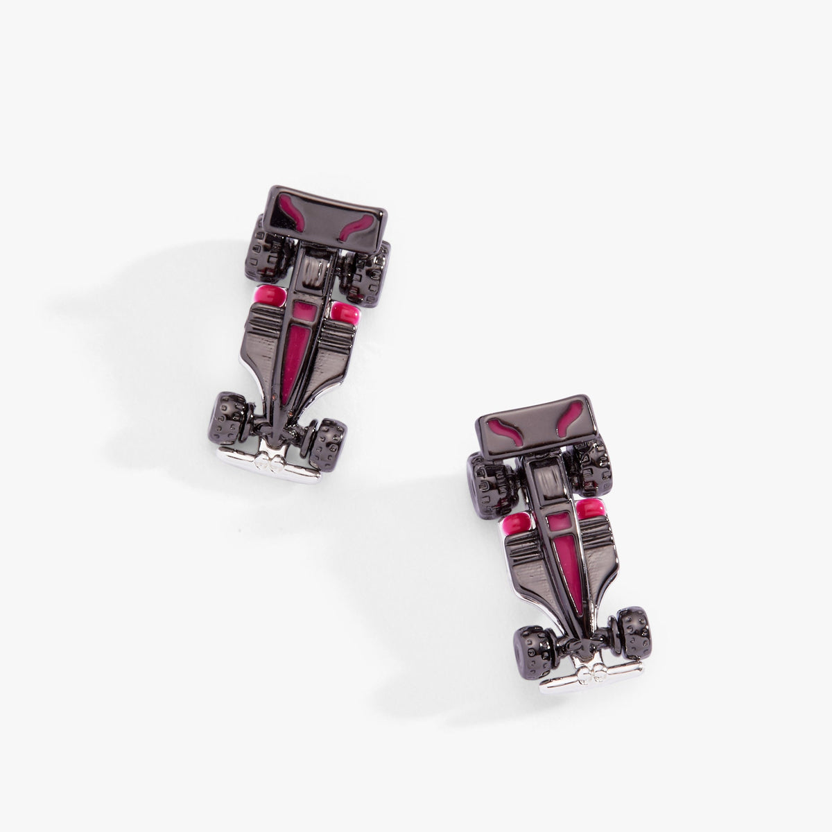 Hot Wheels™ Racecar Stud Earrings Silver | Alex and Ani