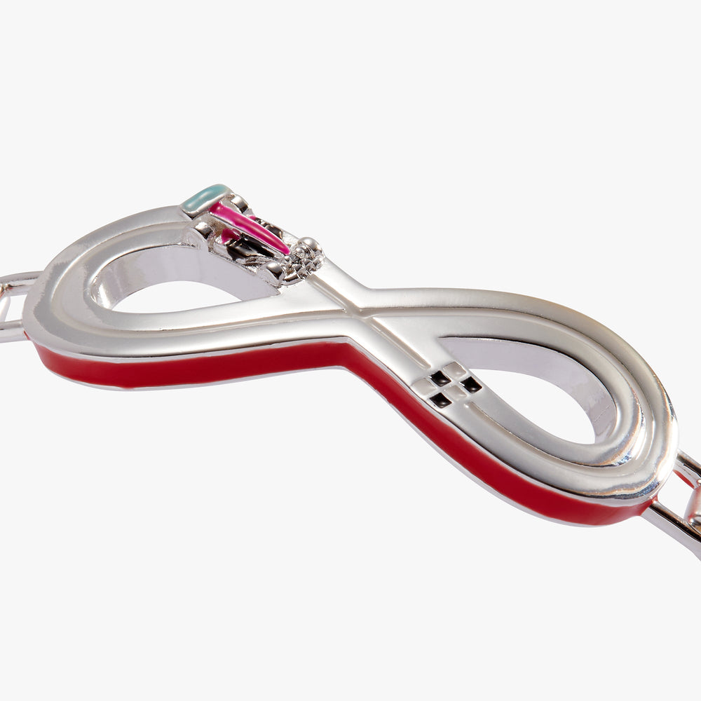 Hot Wheels™ Figure 8 Tension Bangle Silver | Alex and Ani