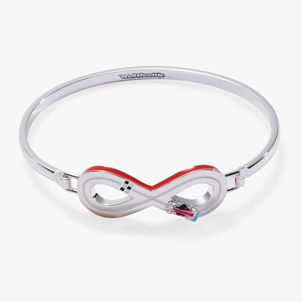 Hot Wheels™ Figure 8 Tension Bangle Silver | Alex and Ani