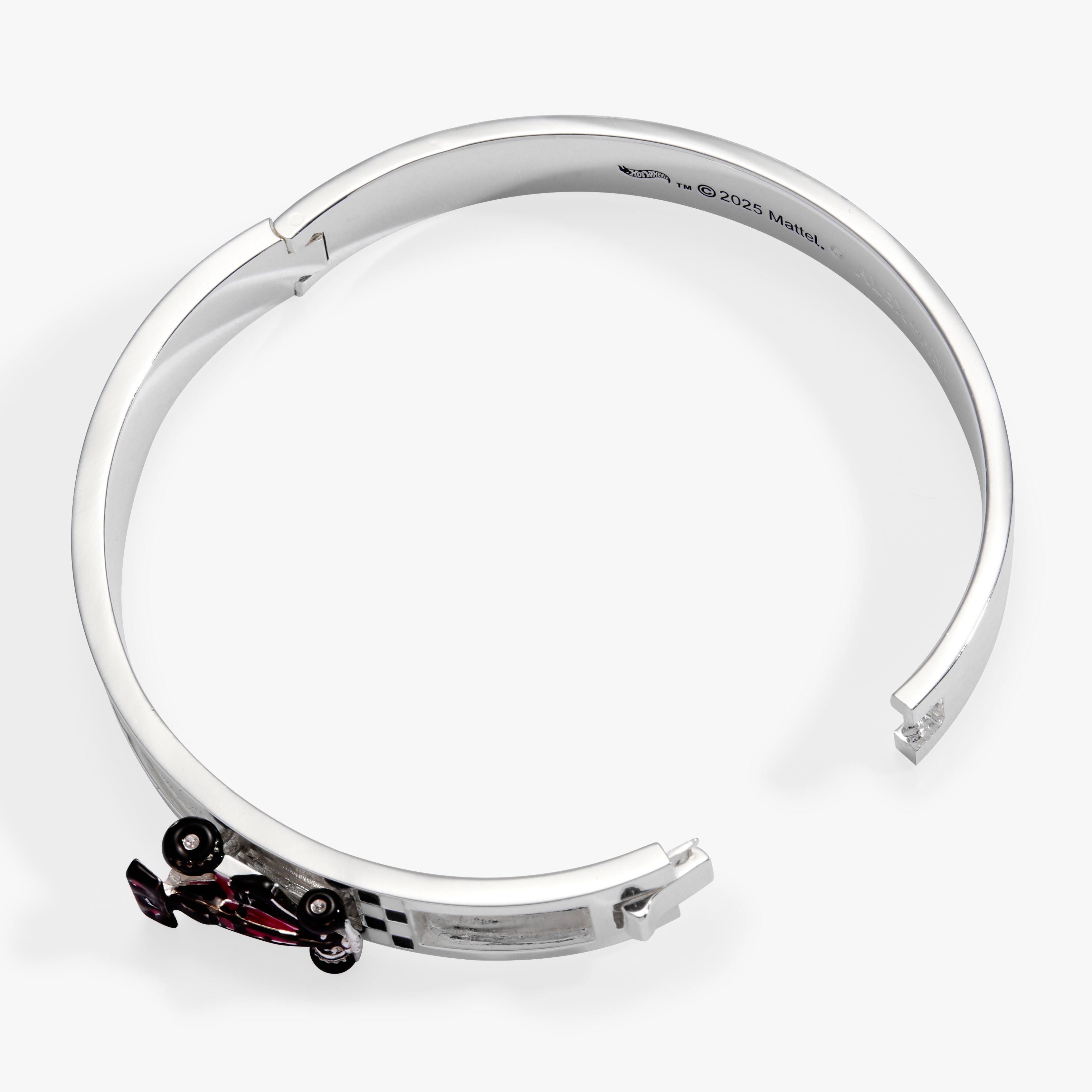 Hot Wheels™ Moveable Car Hinge Bangle Silver | Alex and Ani