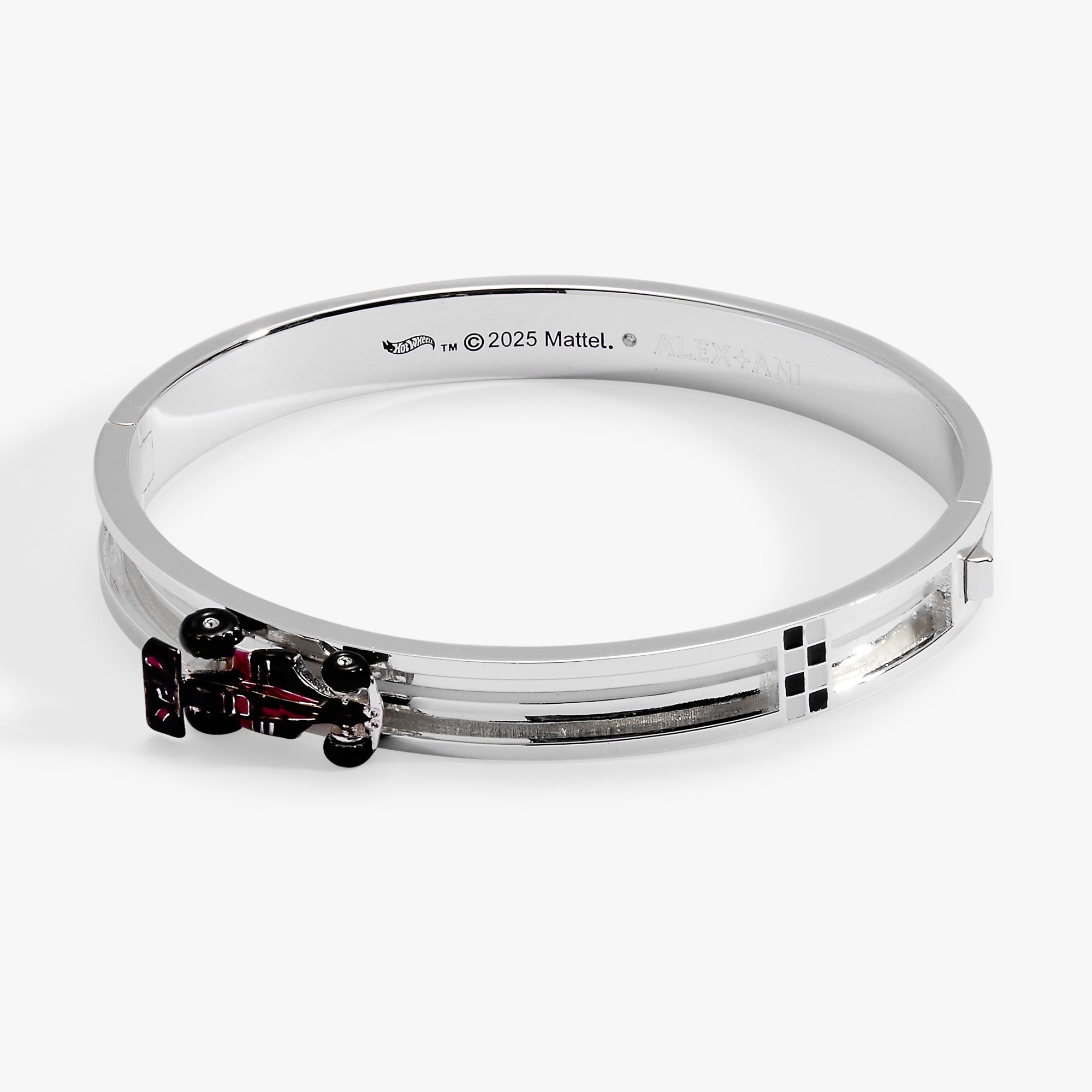 Hot Wheels™ Moveable Car Hinge Bangle Silver | Alex and Ani