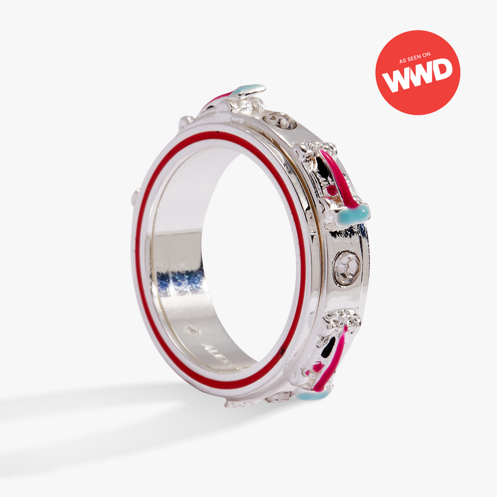 Hot Wheels™ Fidget Ring Silver | Alex and Ani