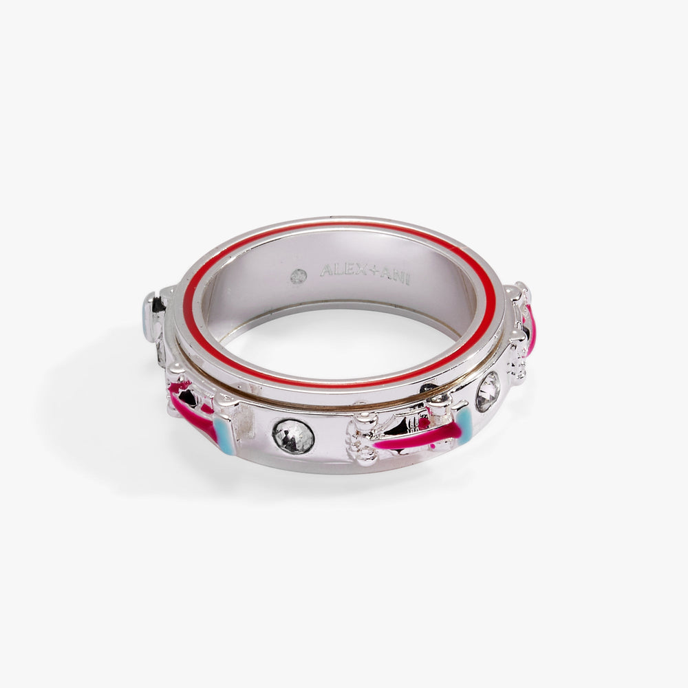 Hot Wheels™ Fidget Ring Silver | Alex and Ani