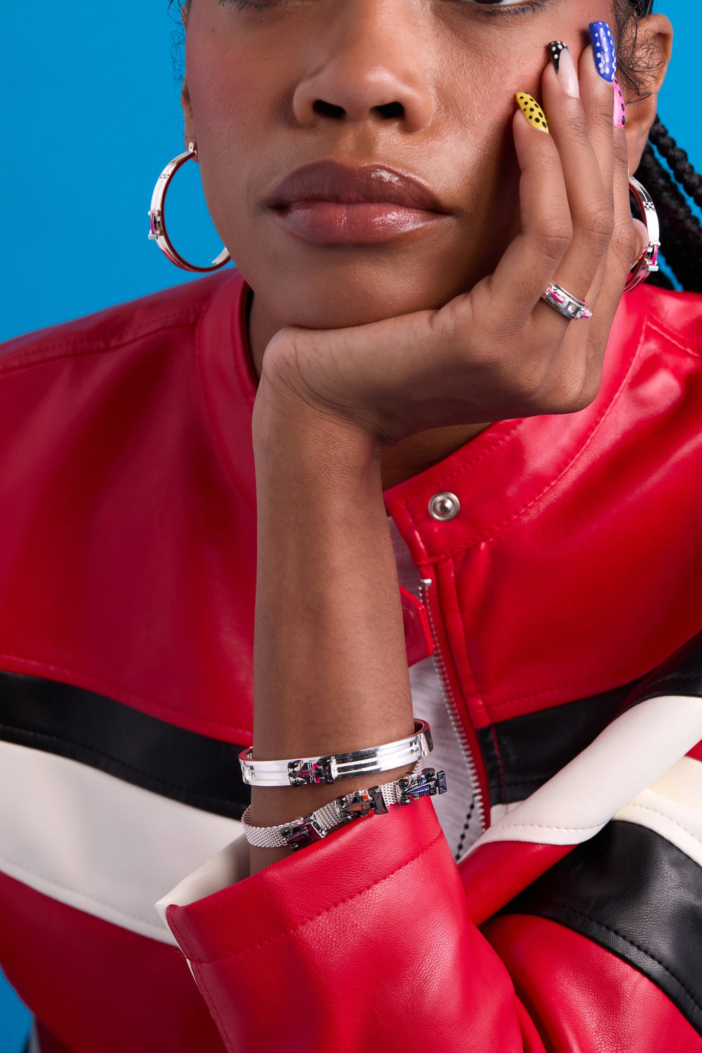 Hot Wheels™ Mesh Bracelet Silver | Alex and Ani