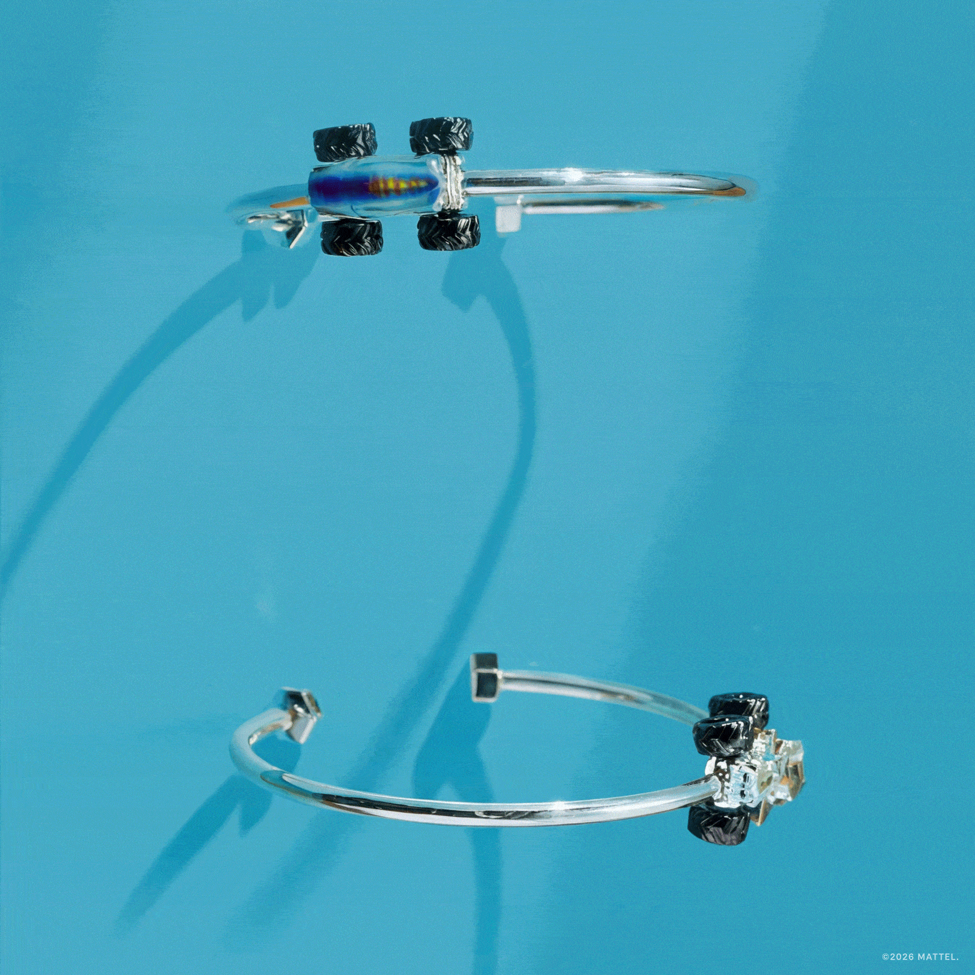 Hot Wheels™ Mega Wrex Moveable Cuff Silver | Alex and Ani