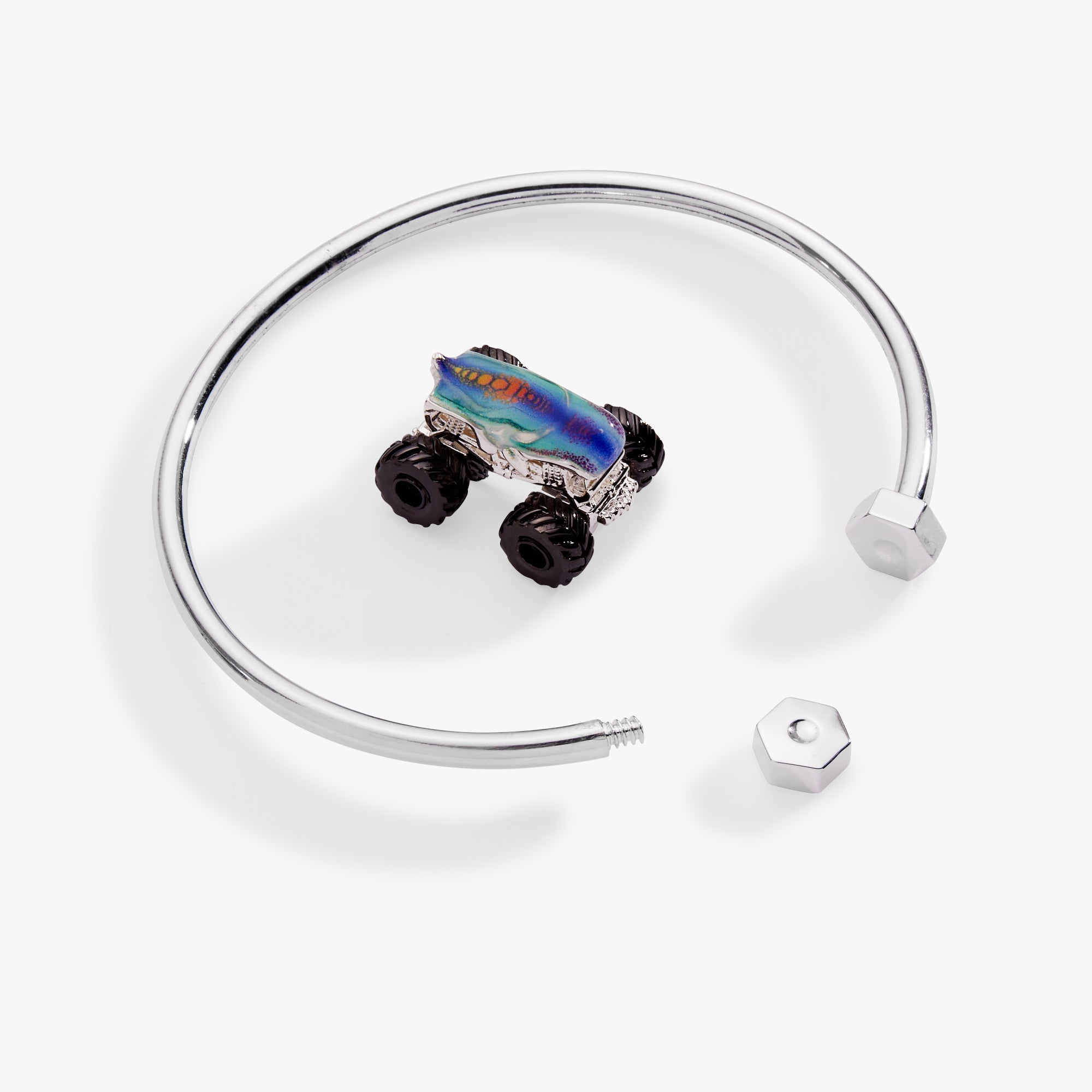 Hot Wheels™ Mega Wrex Moveable Cuff Silver | Alex and Ani