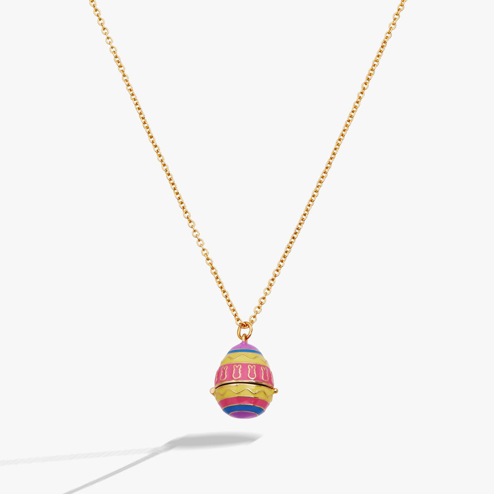 PEEPS® Easter Egg Pendant Necklace Gold | Alex and Ani