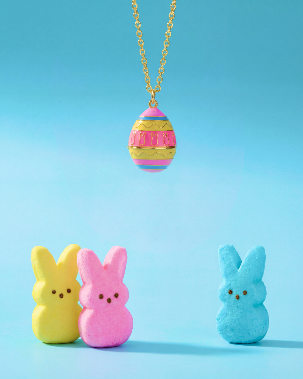 PEEPS® Easter Egg Pendant Necklace Gold | Alex and Ani
