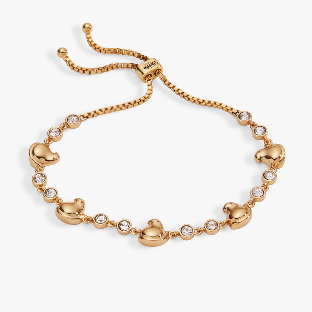 PEEPS® Chick Bolo Bracelet Gold | Alex and Ani