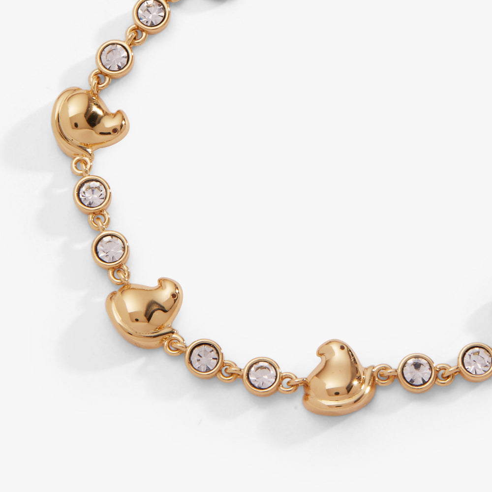 PEEPS® Chick Bolo Bracelet Gold | Alex and Ani