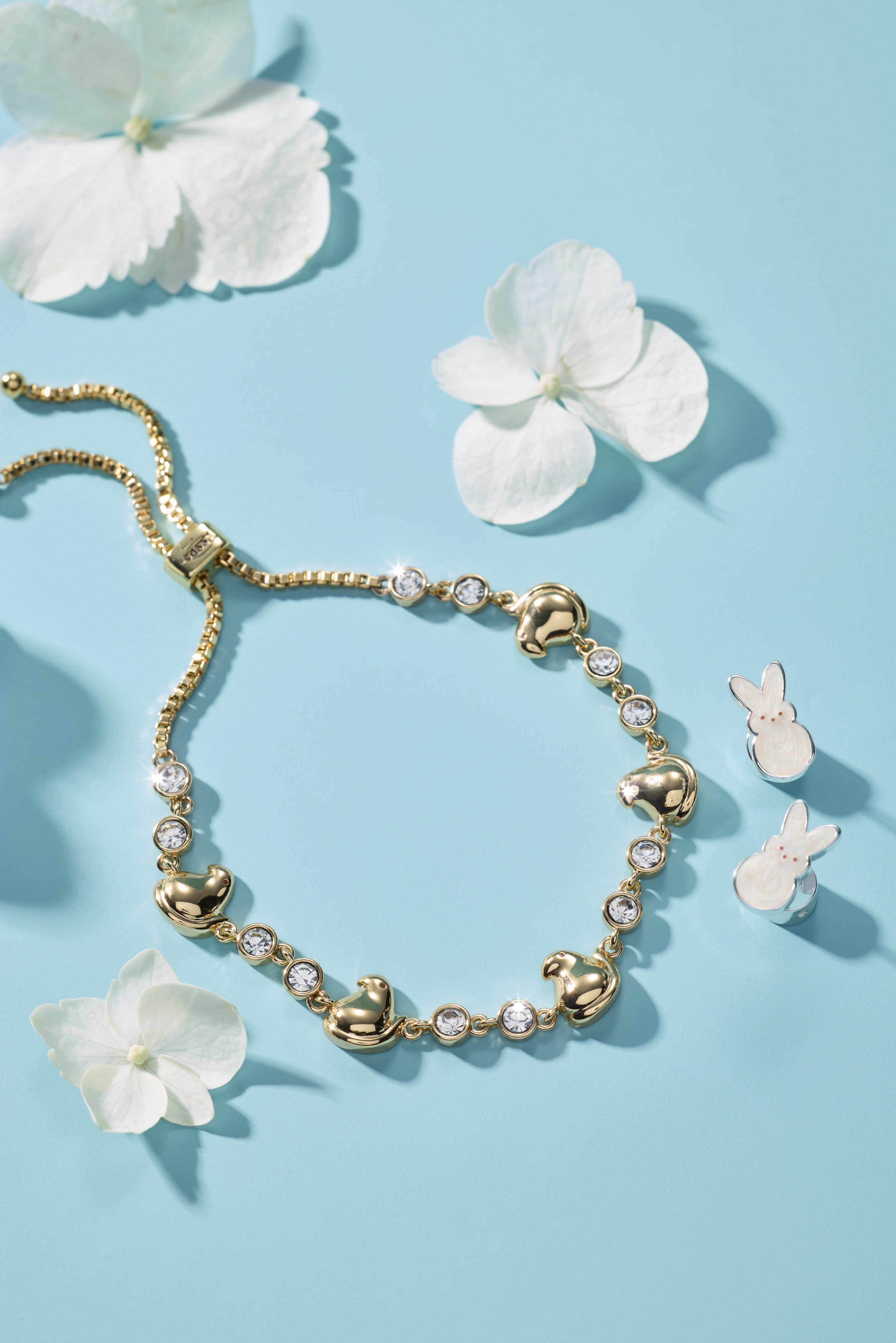 PEEPS® Chick Bolo Bracelet Gold | Alex and Ani